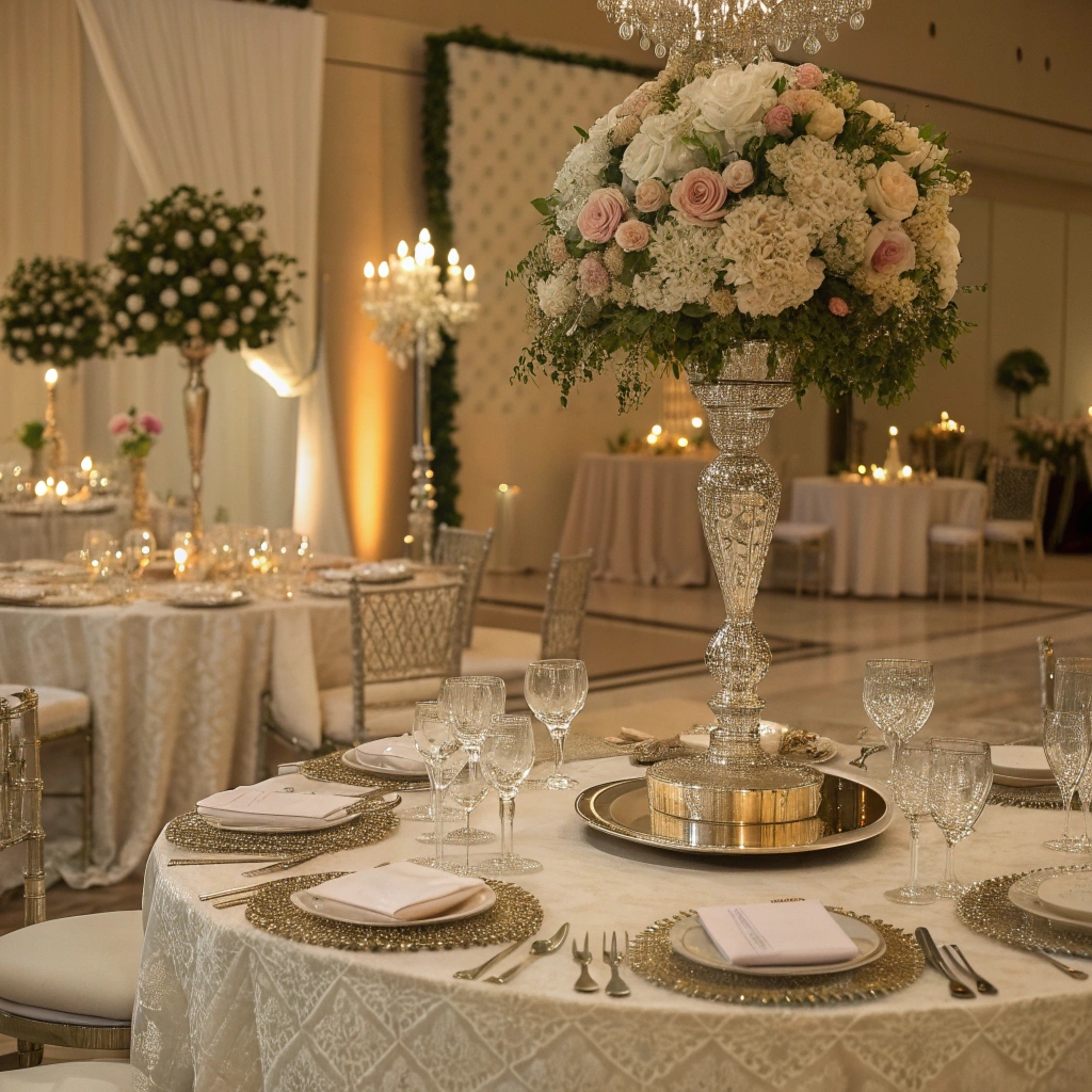 Intimate dinner setting